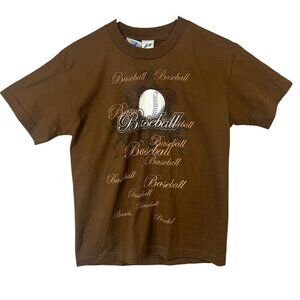 Prospirit Boys Size M(8) Baseball Graphic Tee Shirt Short Sleeve Cotton NWT